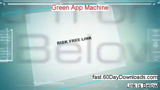 Green App Machine Cost - Green App Machine