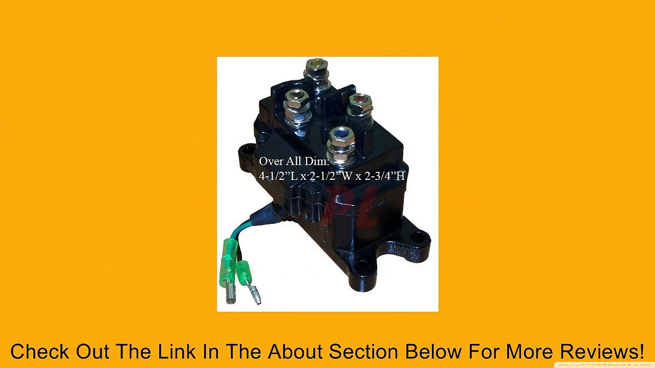 SOLENOID RELAY Contractor Relay Reversing Motor ATV UTV Truck Winch 12V Review