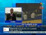 Clausura de XIII Cumbre ALBA recuerda a Fidel Castro y Hugo Chávez