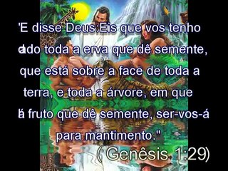 Filosofia vegetariana e a bíblia sagrada