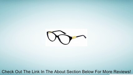 Versace VE3161 Eyeglasses-GB1 Shiny Black-53mm Review