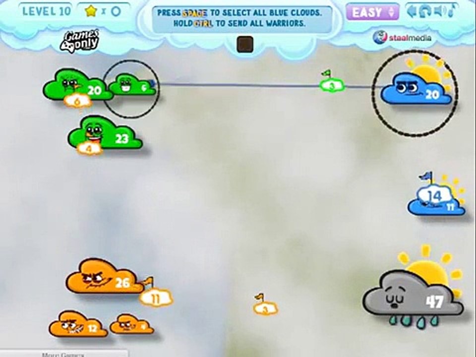 Cloud Wars- Sunny Day level 10