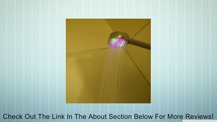 Download Video: VDOMUS� 7 Color LED Lights Shower Head Bathroom Showerheads-Rainbow LED Lights Cycle Every 2 Seconds Review