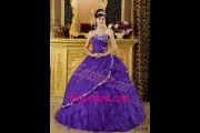 elegant purple and red top seller quinceanera dresses