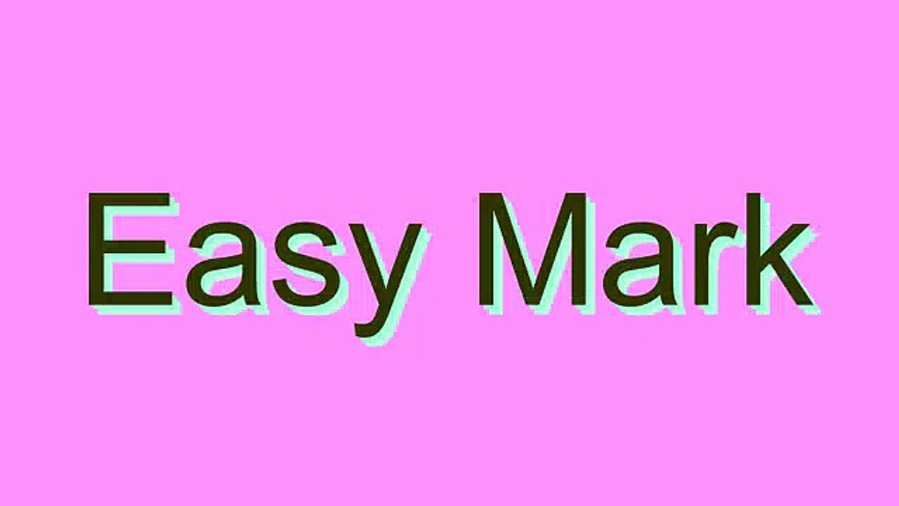 How to Pronounce Easy Mark