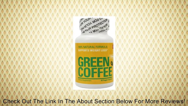 100% Natural Premium Green Coffee Bean Extract Extract Weight Loss Pills Review