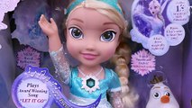 Frozen Elsa Snow Glow Toddler Doll Toy Singing Let It Go and Olaf Snowman Castle