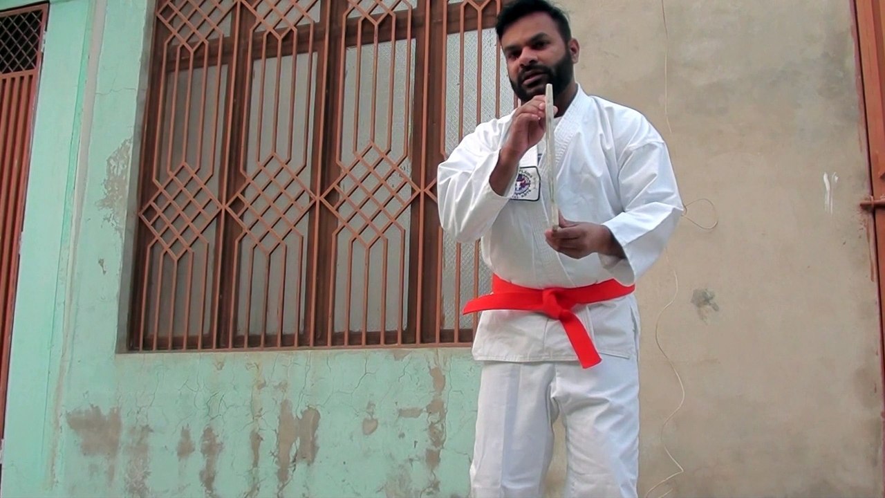 Breaking Stone Slab with Bare Hands