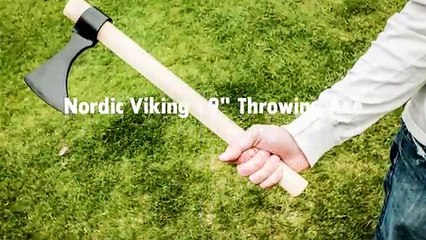 Nordic Viking 19" Throwing Tomahawk Ax - 5 inch Blade!