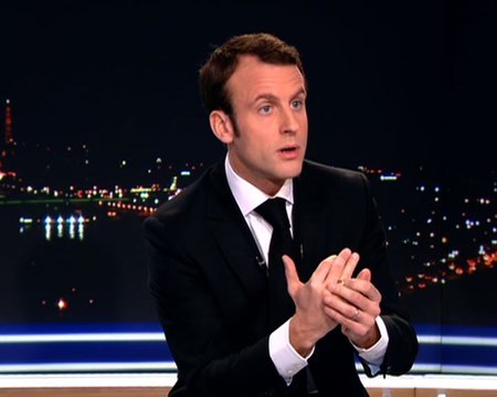 Emmanuel Macron, agitateur de mots chez Claire Chazal