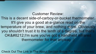 Brewcraft Strip Thermometer Carboy Fermenter Homebrew Beer New Review