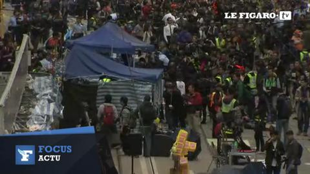 Hongkong : le dernier camp de protestants démantelé