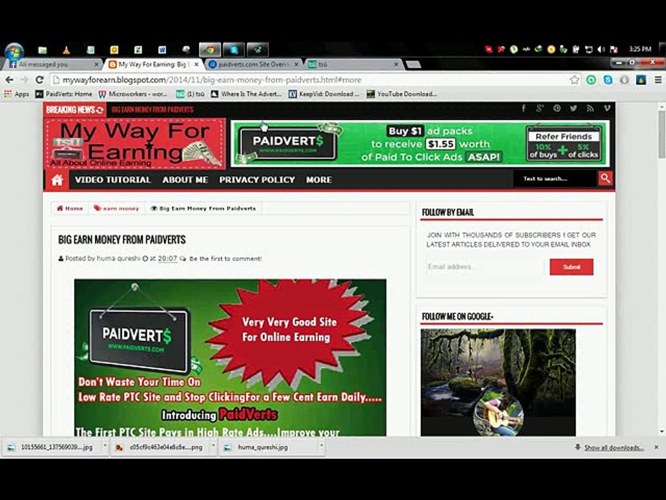 Earn money paidverts