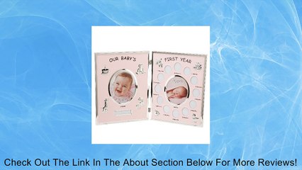 Juliana Baby S/P Hinged Frame "Our Baby's First Year" Pink Review