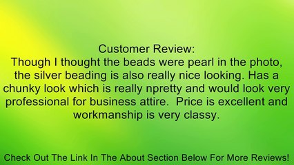 Napier "Metal Masterpiece" Two Tone Beaded Collar Necklace Review