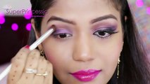 Makeup Tutorial Exotic Indian Makeup Tutorial Festival Diwali Makeup Pink Purple Eye Makeup