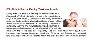 Low Cost IVF Treatment in India