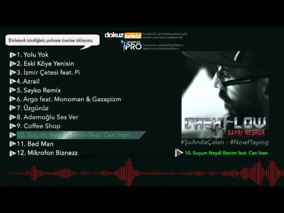 Cashflow - Suçum Neydi Benim (feat. Can İnan) (Official Audio)