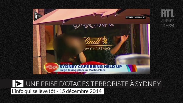 Les images de la prise d'otage terroriste à Sydney