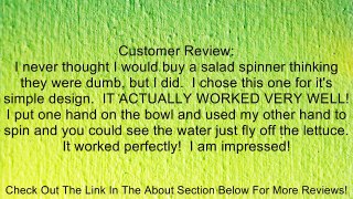 GEFU Salad Spinner Review