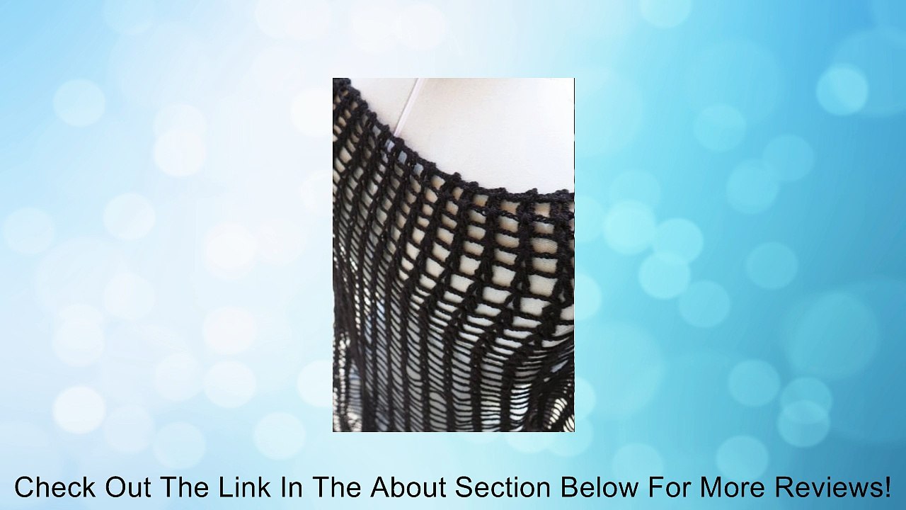 Handmade Crocheted by Hand VEST - Sweedish Vintage Inspired Black (Large) Review