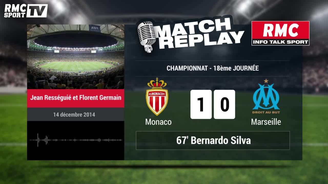 Monaco-OM (1-0) : le Match Replay avec le son de RMC Sport - Vidéo  Dailymotion