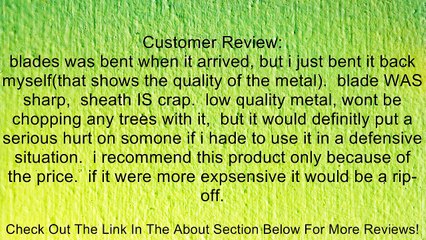 Denzel Washington The Book Of Eli Sword Large Review