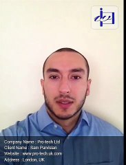 WeblinkIndia Client Testimonials / Reviews (Sam Parvisian)