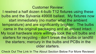 Philips 281576 - F32T8/TL741/ALTO - 32 Watt - T8 - 36,000 Hours - 2,600 Lumens - 4100K - 700 Series Phosphors - Case of 30 Review