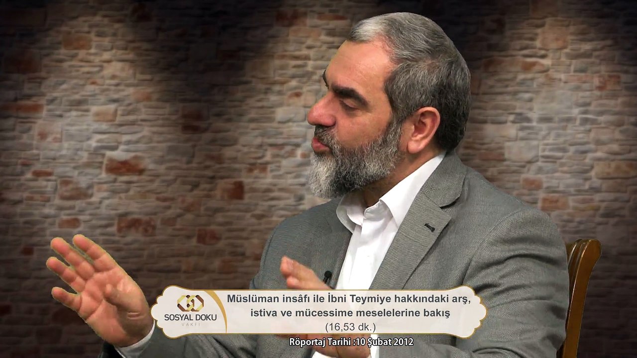 4-Müslüman insâfı ile İbni Teymiye hakkındaki arş, istiva ve mücessime meselelerine bakış