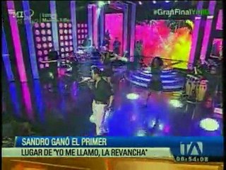 Sandro, el gran ganador de Yo Me Llamo- La Revancha