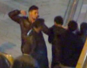 Niye baktın' kavgasında yumruklar konuştu