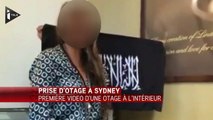 Prise d'otages à Sydney : les otages devant une caméra
