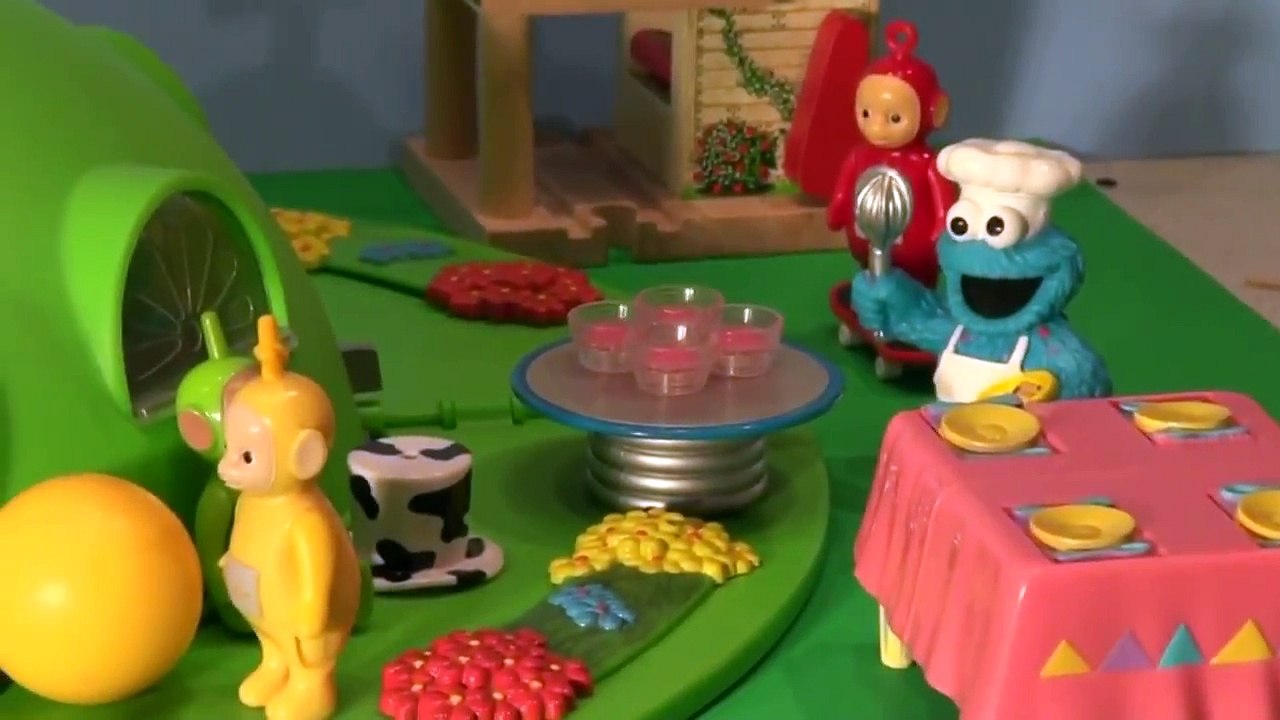 Play Doh Cookie Monster Chef ,Teletubbies make...
