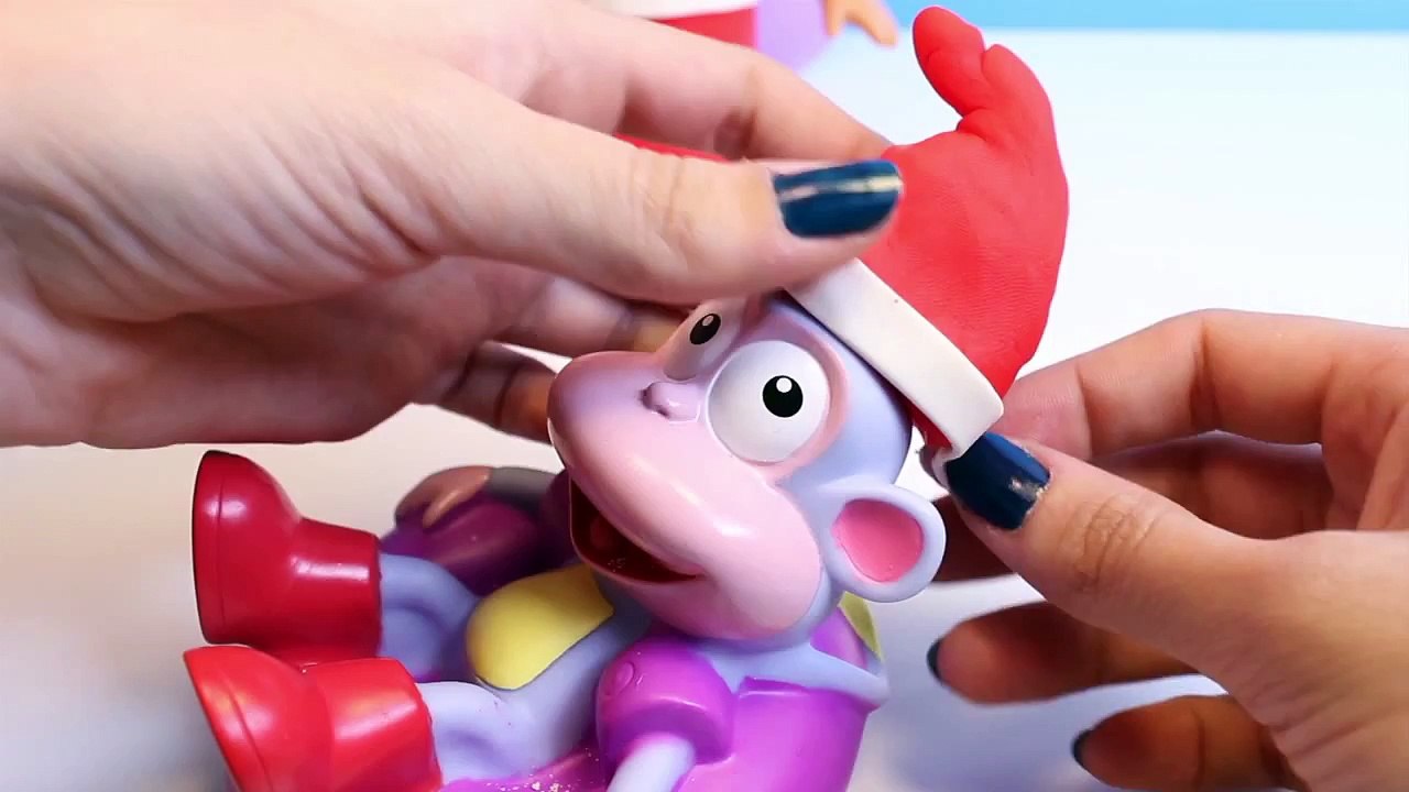 Play Doh Dora The Explorer Backpack Dora & Boots Christmas Season Dora La Exploradora Mochila Botas