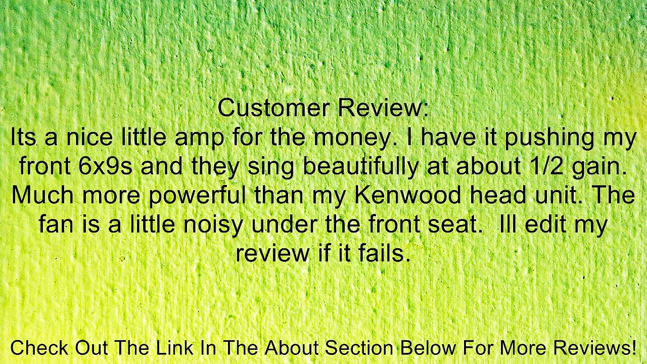 Dual DPA250 250 Watts 2/1 Channel Amplifier Review