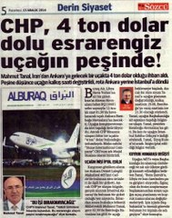 Chp, İçinde 4 Ton Dolar Olan Uçağın Peşine Düştü!