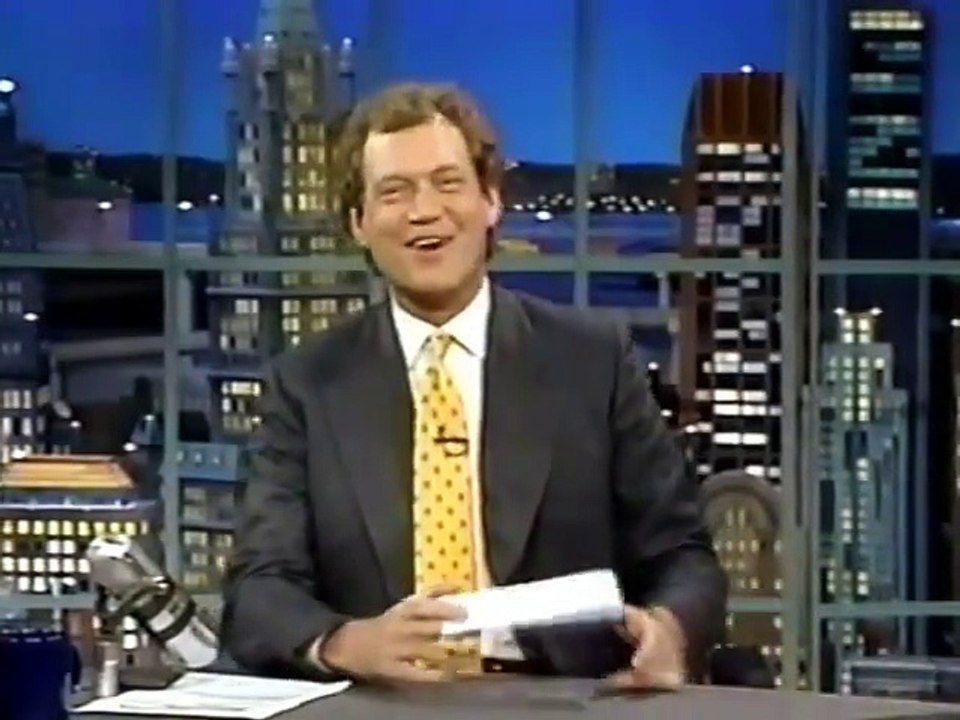 Sharon Stone on Late Night (1992)