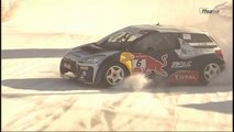 Sébastien Loeb sur la glace du Trophée Andros