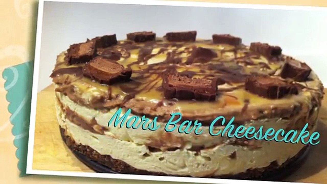 HOW TO MAKE MARS BAR CHEESECAKE NO BAKE