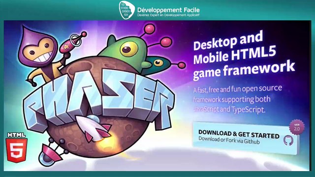 Créez un jeu de plateforme HTML5 : JavaScript avec des classes POO avec Phaser - Canvas WebGL