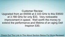 Intel Core 2 Duo Processor E8500 3.16GHz 1333MHz 6MB LGA775 CPU, OEM Review