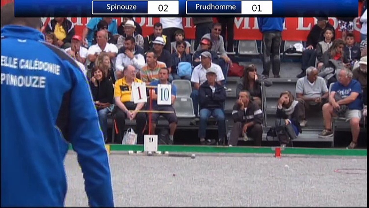 Mondial de Millau tête-à-tête à pétanque 2014 : 64ème SPINOUZE vs  PRUDHOMME
