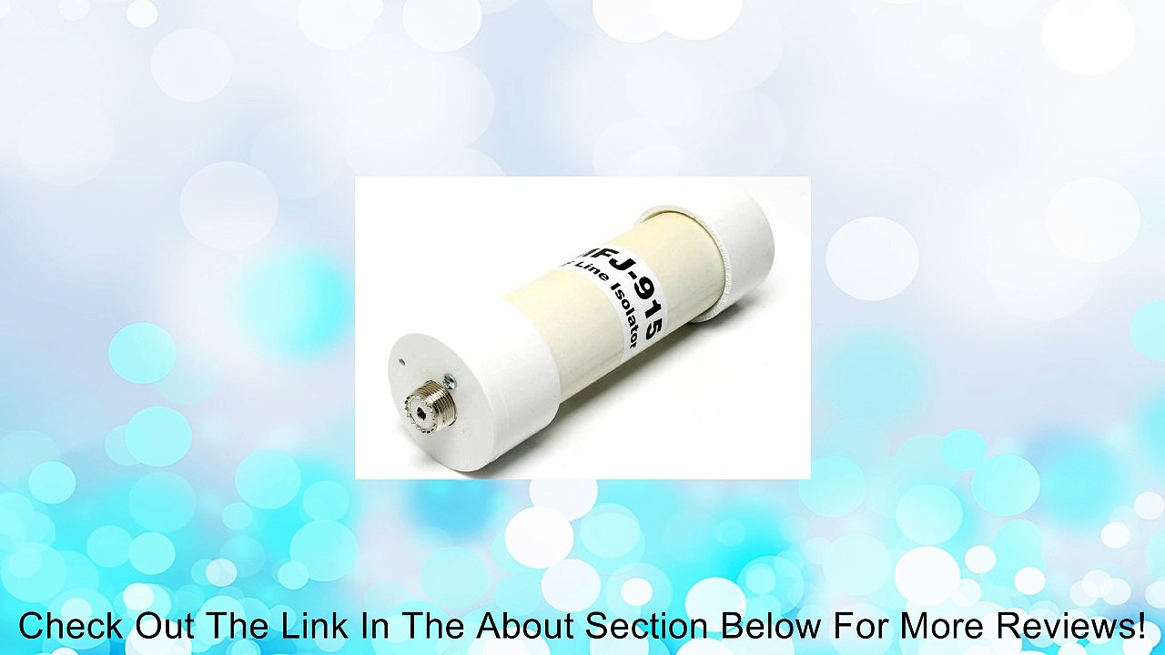 RF Isolator Balun MFJ-915 Choke For Ham & CB Radio HF Antennas MFJ Review