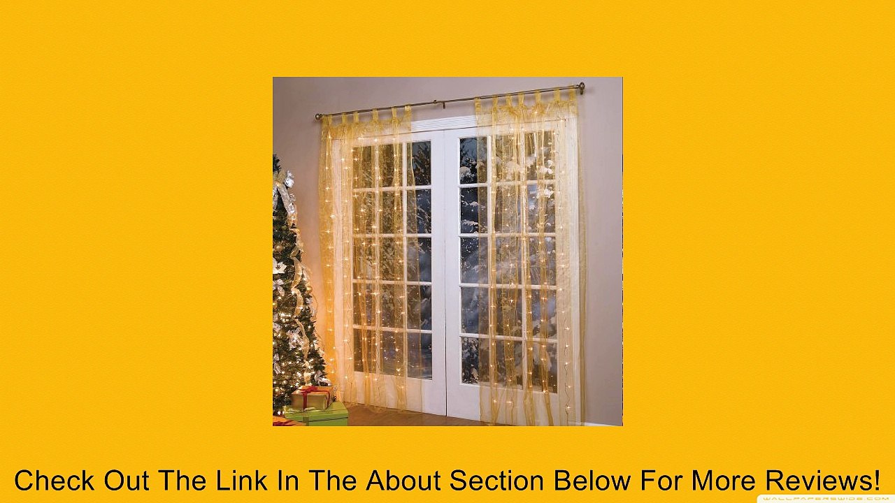 Brylanehome Pre-Lit Curtain Panel Review