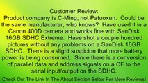 Patuoxun� 3rd Extreme Compact Flash Card Adapter SDHC SDXC WIFI SD to Type II CF (Up to 64G) Review