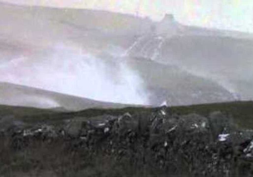 'Weather Bomb' Waves Crash Against Irish Cliffs