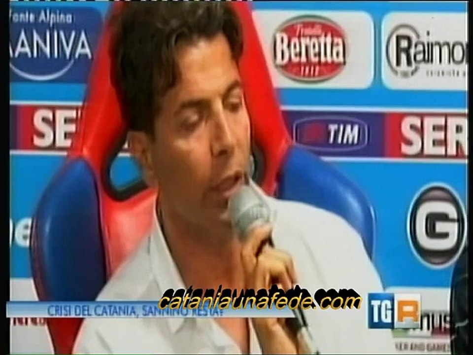 Crisi Catania ,Sannino Resta ?