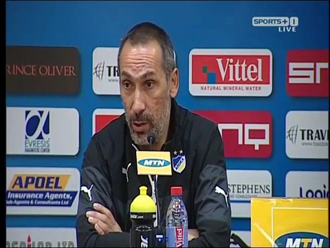 ΑΠΟΕΛ-ΑΕΚ (Δηλώσεις Προπονητή ΑΠΟΕΛ)