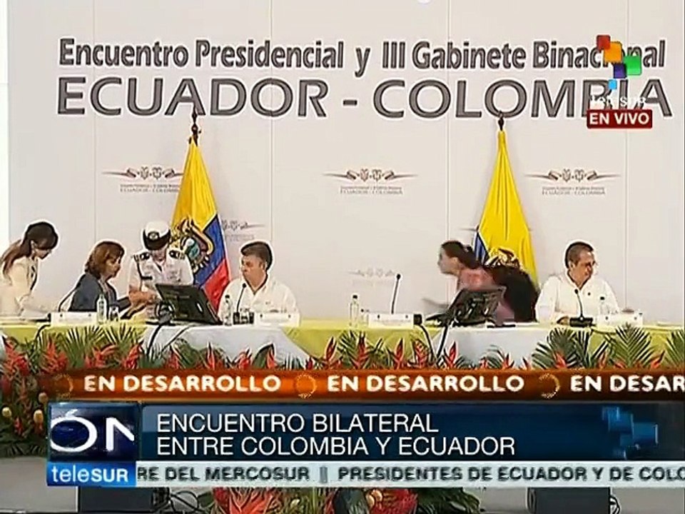 Ecuador y Colombia impulsan sus relaciones bilaterales